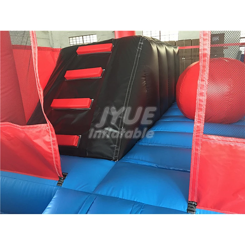 Gonflable Inflatable Wipeout Obstacle Course Wipeout Big Red Balls Challenge For Sale