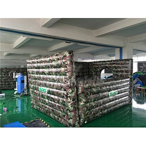 Cheap Archery Target Game Camouflage Wall Inflatable Bunkers Paintball For Team Game