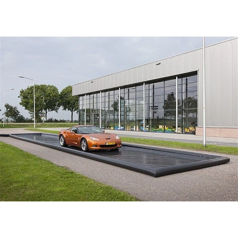Durable Thick PVC Trucks And Cars Inflatable Wash Mats Inflatable Containment Mat For Washing Car
