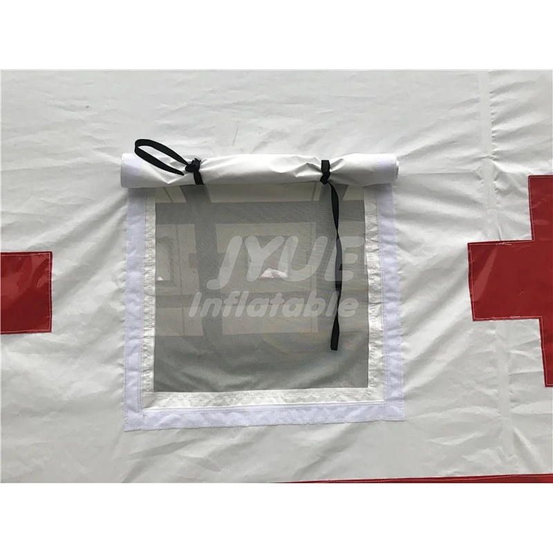 PVC Tarpaulin Durable Waterproof White Inflatable Temporary Surgical Medical Hospital Tent