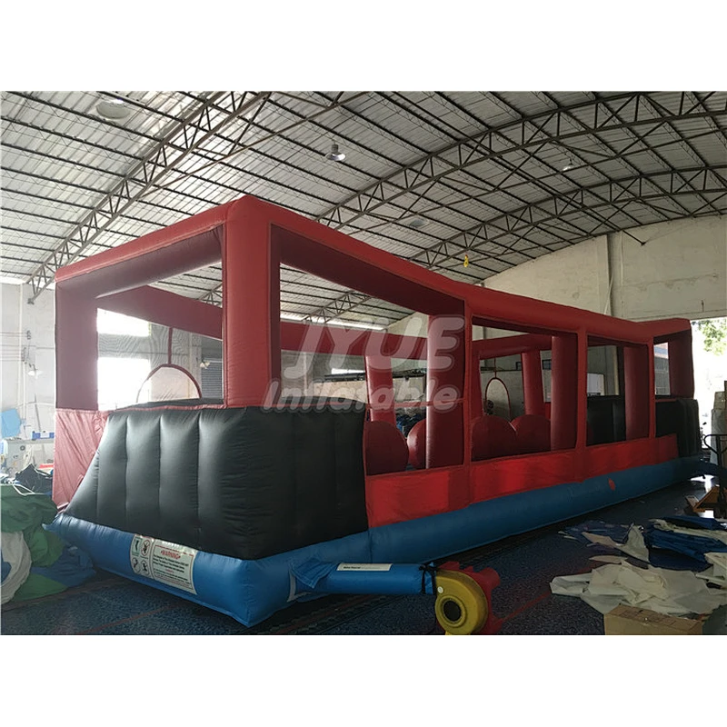 Gonflable Inflatable Wipeout Obstacle Course Wipeout Big Red Balls Challenge For Sale