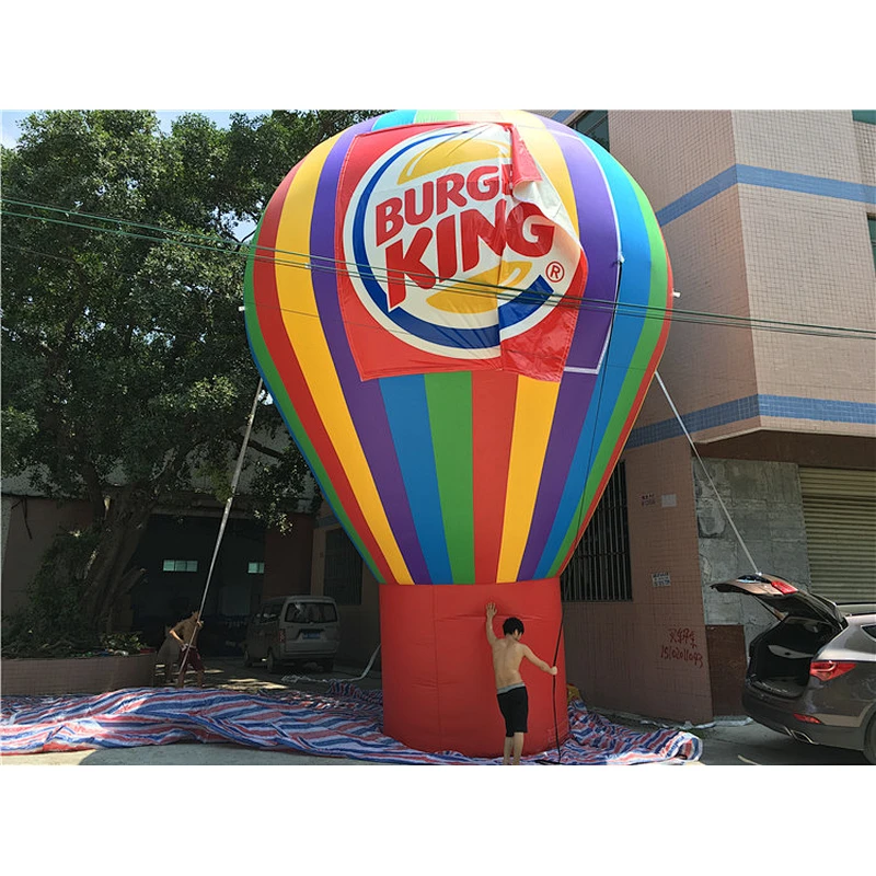 Outdoor Custom Printed Colorful Inflatable Advertising Ground Balloon For Events