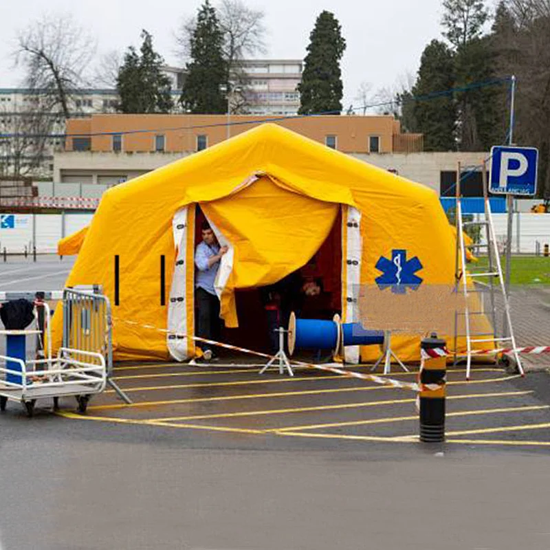 50 Person CE Certificate Mobile Hospital Tents Rescue Tents Emergency For Isolation