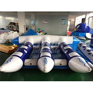 Exciting Model Towable Inflatable Flying Fish Tube Boat For Water amusement