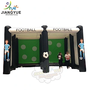 EN14960 Approved High Quality Super Fun Inflatable Soccer Carnival Game 6m  With Balls