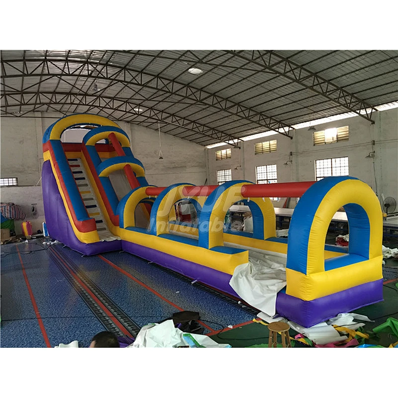 Outdoor Commercial Kids Inflatable Water Slide Pool Factory Supply Inflatable Slip And Slide