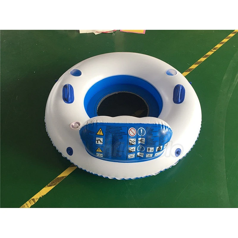 Water Park Equipment Pool Floating Single Tubes Single Water Slide Tubes With Backrest