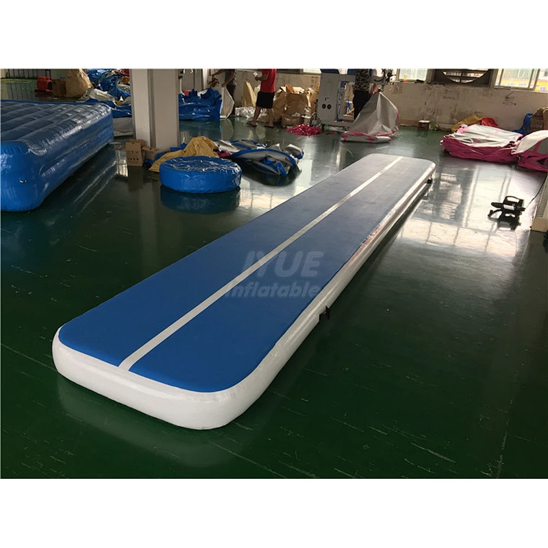 3m/4m/5m/6m/8m/10m/12m Excellent Quality Double Wall Fabric Training Use Commercial Tumbling Air Track Mat With Air Pump
