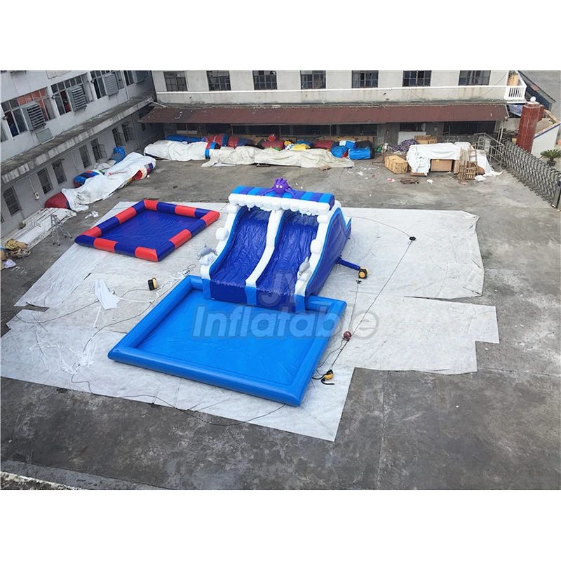 Octopus PVC Backyard Commercial Indoor Small Inflatable Water Park