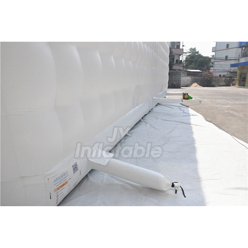 Custom Logo Waterproof White Wedding Party Event Inflatable Air Cube Tent For Outdoor Activity