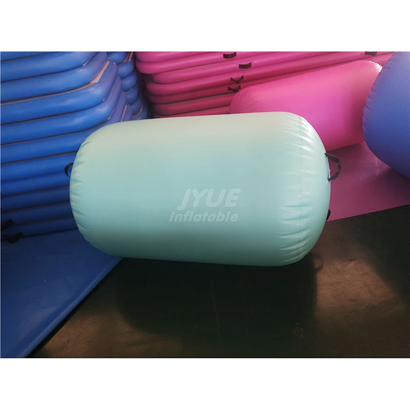 Colorful Inflatable Gymnastics Air Barrel Roller  For Training Air Track Set For Sell