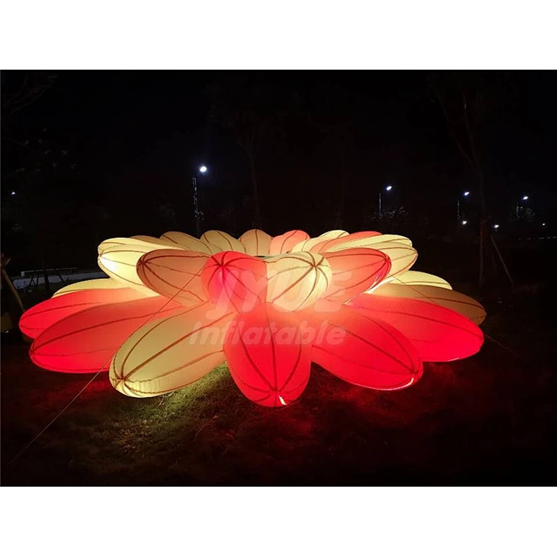 Hot sale High Quality Decoration Colorful Party Lighting Inflatable LED Flower For Wedding