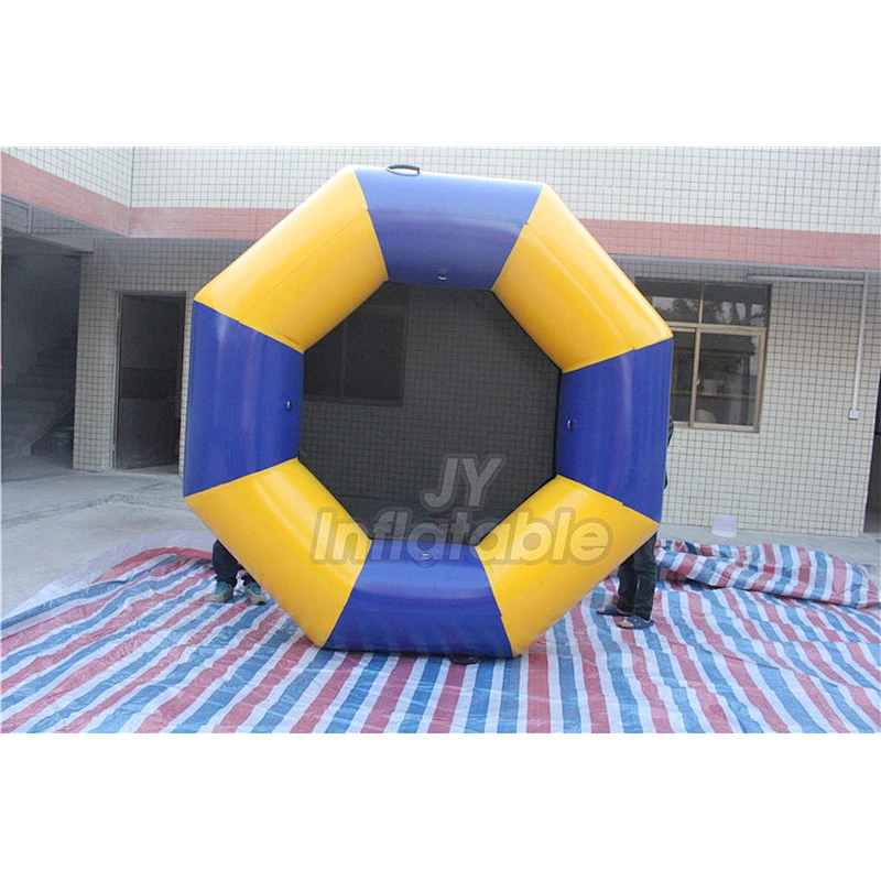 Exciting Jumping Trampoline Bed Inflatable Sungear Water Trampoline With Slide