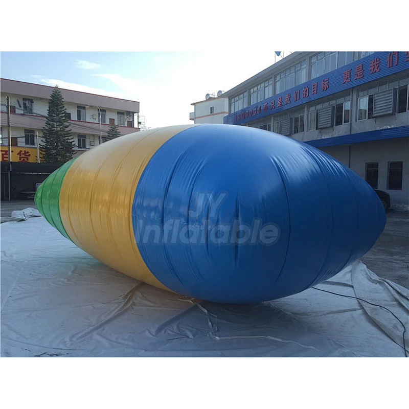 Jumping Pillow Lake Game PVC Inflatable Catapult Water Sports The Blob for Sale