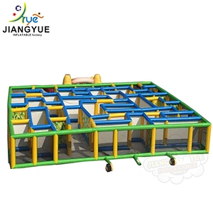 Outdoor Maze Rental, Inflatable Haunted Maze Inflatable Escape Game For Sale