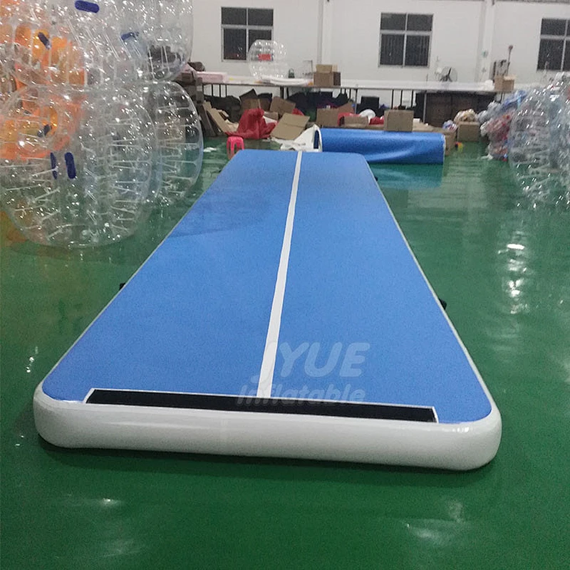 New Design Gym Equipment Fitness Wholesale Customize Size 12m Inflatable Tumble Track Air Mat Airtrack Factory Price