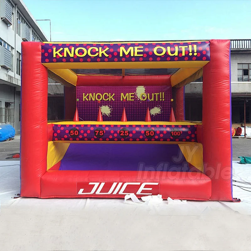 Knock It Off/ Knock Me Out Down Inflatable Archery Hoverball Tag Game For Sale