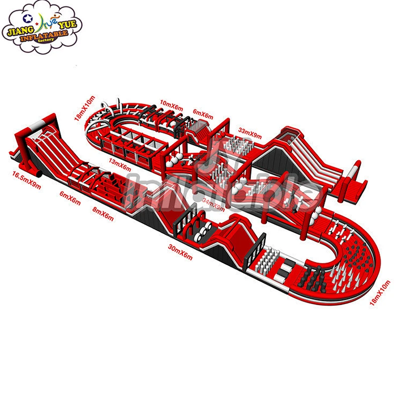 Affordable Price Exciting Insane 5K Inflatable Run Obstacles For Adults , Inflatable 5K For Event