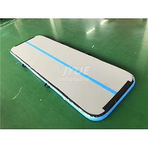 Blue Air Sport Track Inflatable Airtrack Tumbling Mats Gymnastic 3m With Pump
