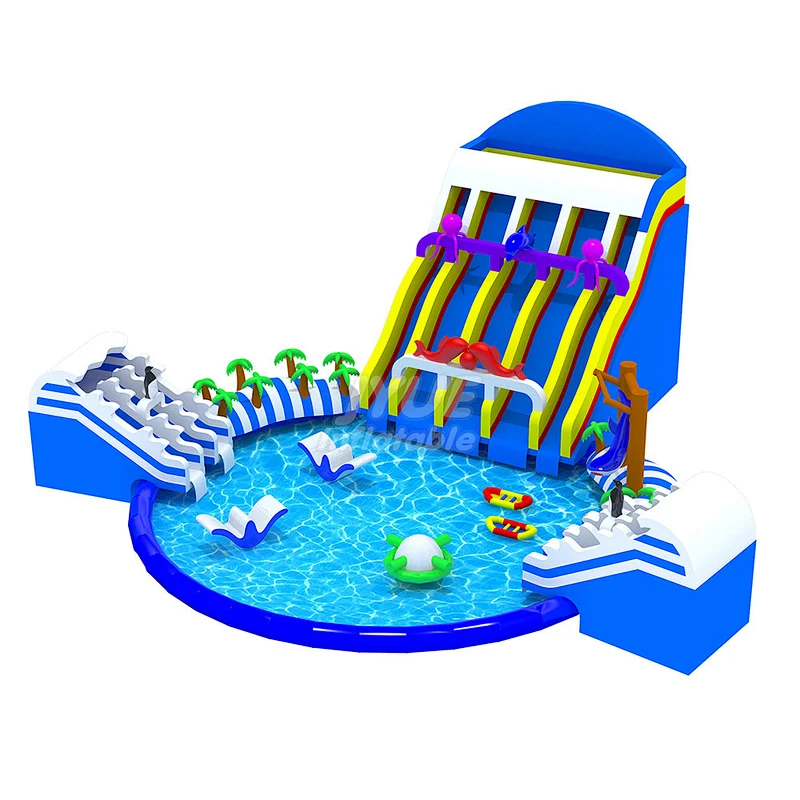 Custom Design Commercial Adults Inflatable Water Park Price For Sale