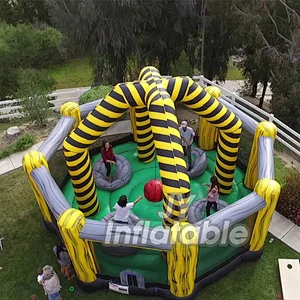 Alibaba China Supplier Inflatable Interactive Wrecking Ball Jumping Games For Party