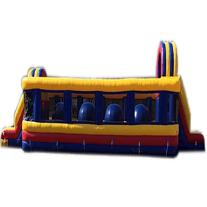 Commercial Inflatable Jumping Big Ball Wipeout Challenge Game Inflatable Wipeout Jumping Baller