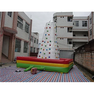 Commercial Indoor Playground Sport Game Inflatable Climbing Wall For Kids