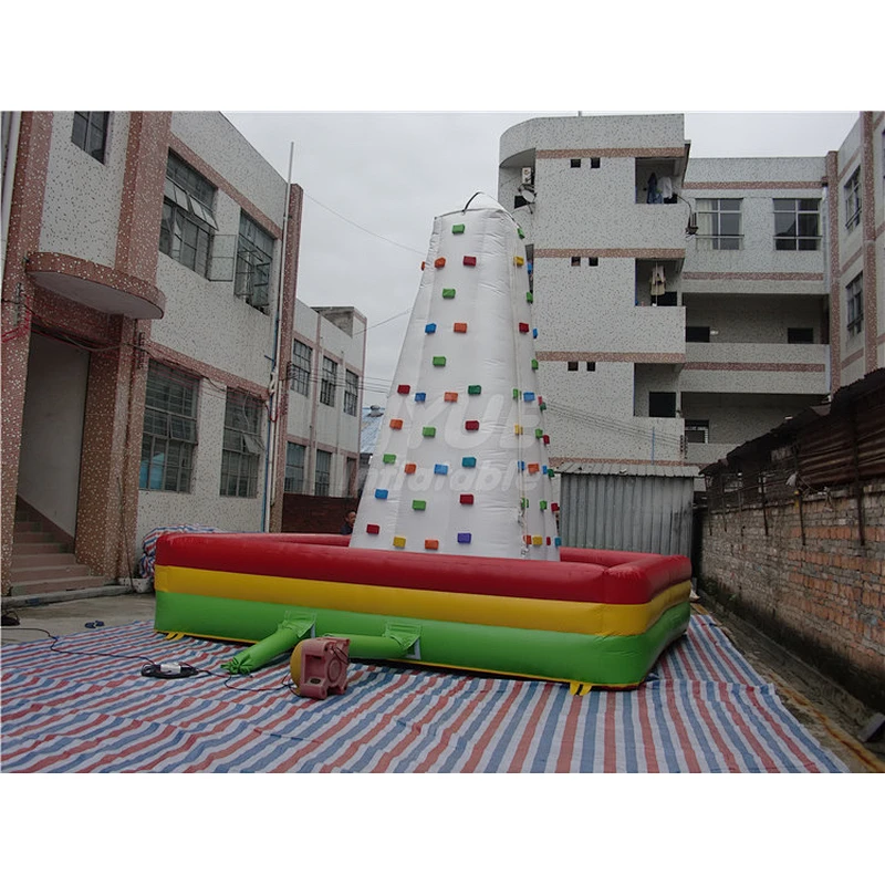 Commercial Indoor Playground Sport Game Inflatable Climbing Wall For Kids