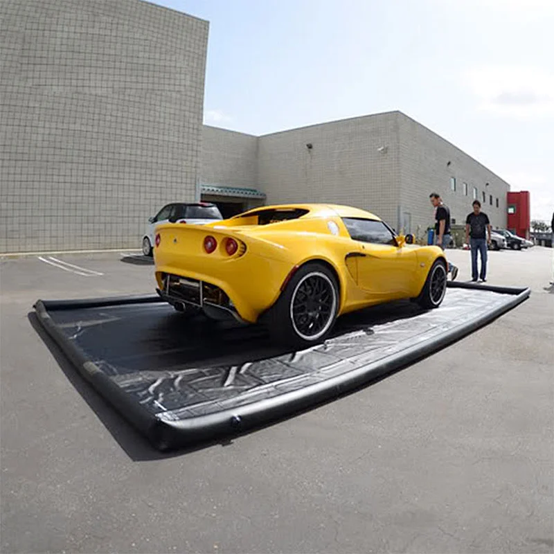 Durable Thick PVC Trucks And Cars Inflatable Wash Mats Inflatable Containment Mat For Washing Car