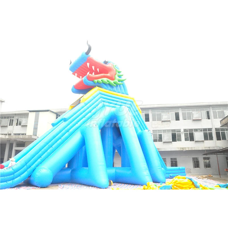 Adult Water Amusement Park Super Slide Dragon Inflatable Water Slide For Kids