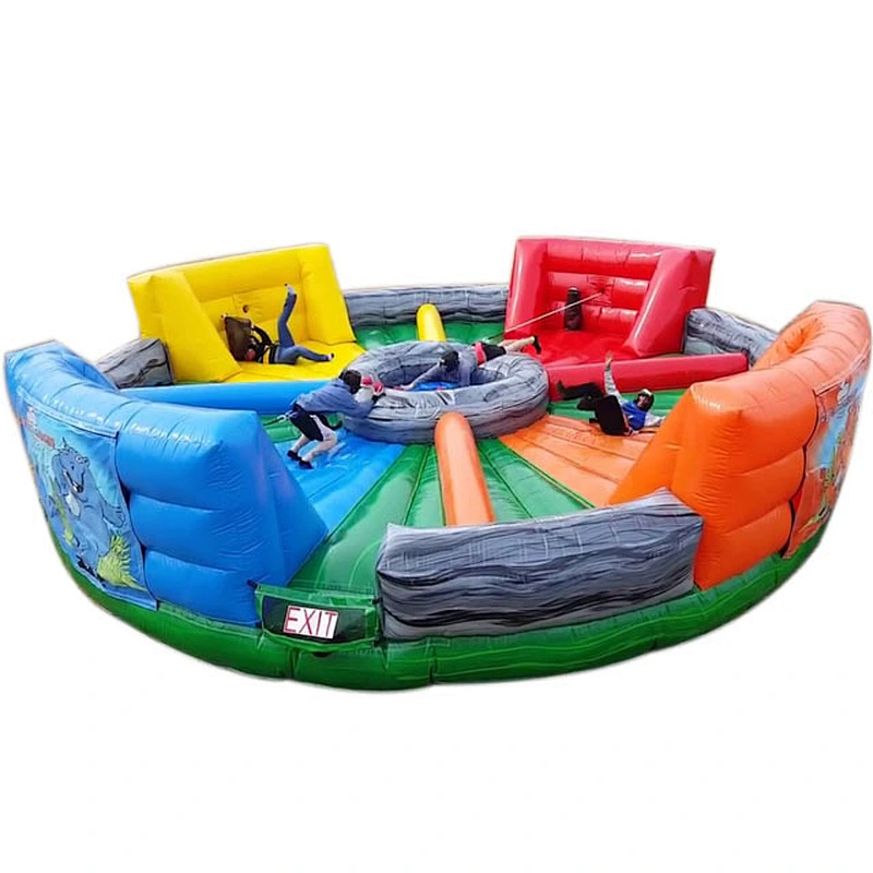 Hungry Hippos Chow Down Inflatable Game/ Bungee Sport Game Inflatable Hungry Hippo For Sale With Free Balls