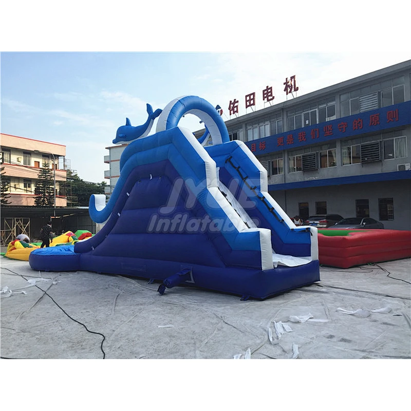 Custom Design Inflatable Outdoor Home Hire Children Water Slide With Blower