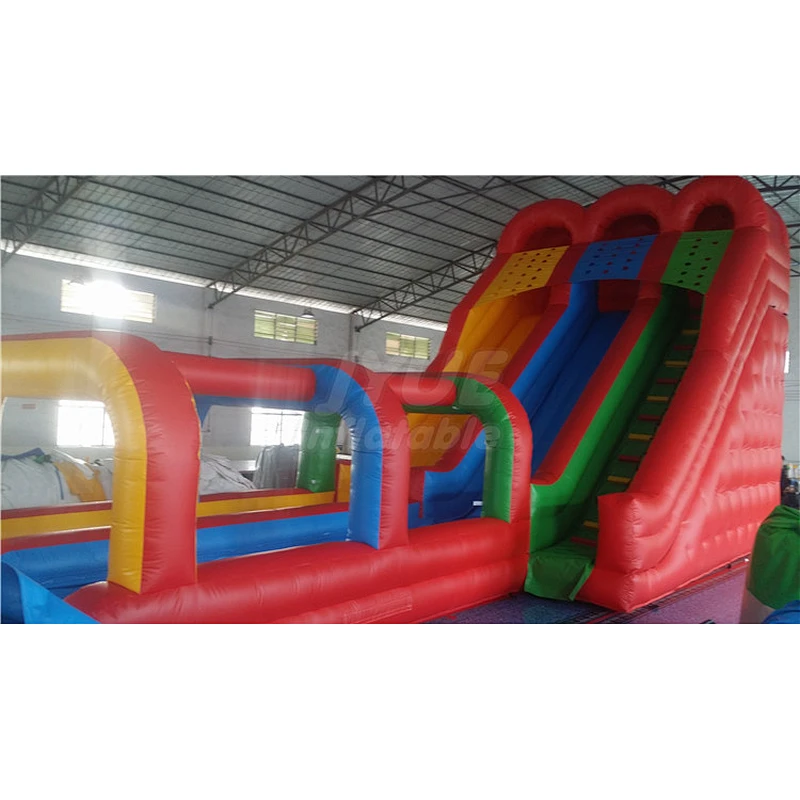 Summer Water Fun Slide Tree Lane Inflatable Swimming Pool Water Slide For Adult