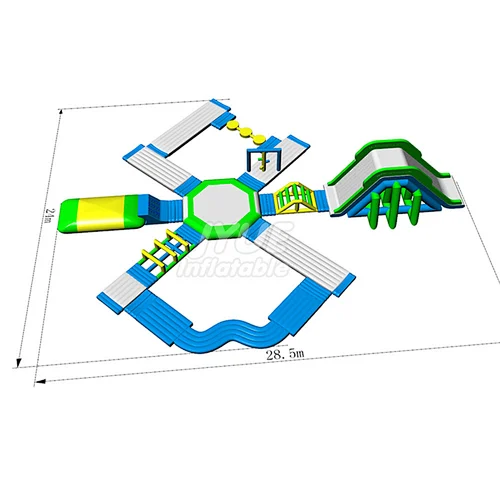 New Design Crazy Pool Inflatable Floating Water Park For Ocean
