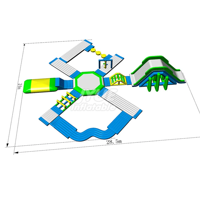 New Design Crazy Pool Inflatable Floating Water Park For Ocean