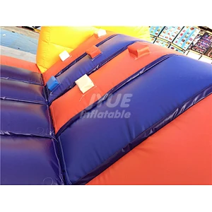 Outdoor Commercial Jungle Monkey Kids Inflatable Rock Climbing Wall For Play