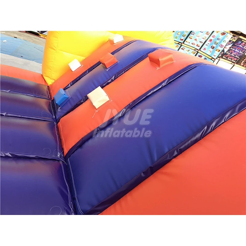 Outdoor Commercial Jungle Monkey Kids Inflatable Rock Climbing Wall For Play
