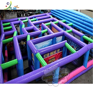 Inflatable Obstacle Course Commercial Design Cube Inflatable Out Maze For Sale