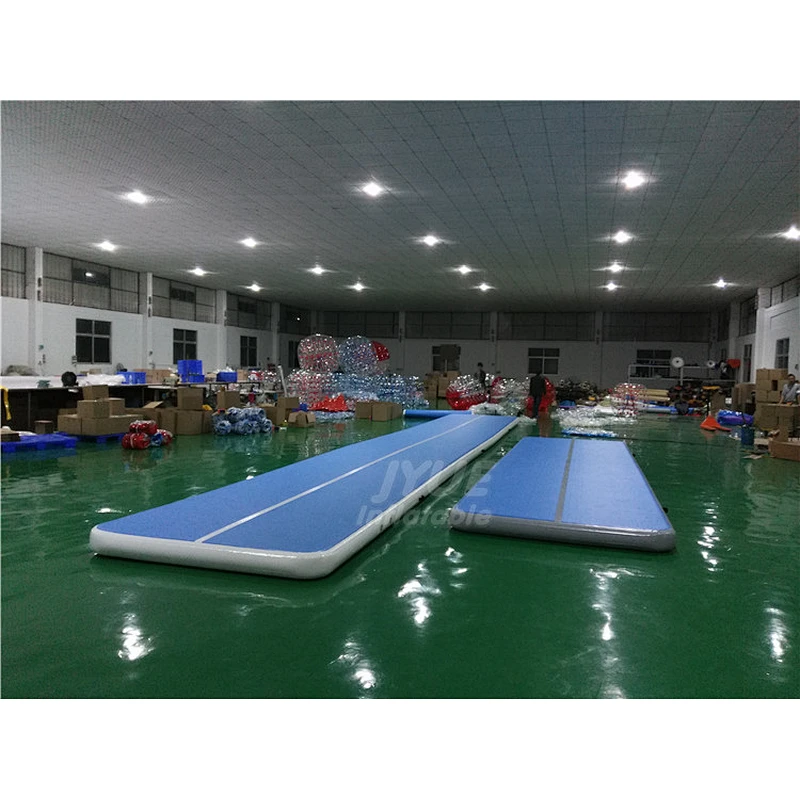 New Design Gym Equipment Fitness Wholesale Customize Size 12m Inflatable Tumble Track Air Mat Airtrack Factory Price