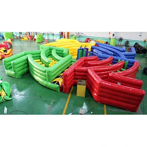 Inflatable dizzy disc /sport wipe out game / maze