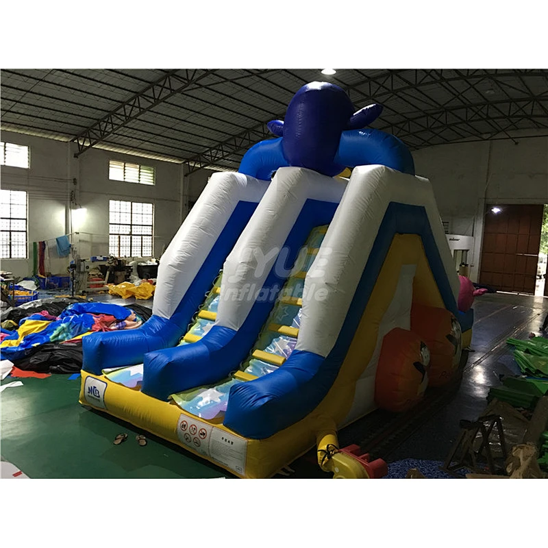 New Style Durable Lane Penguin Kid Pools With Slides Inflatable For Pool