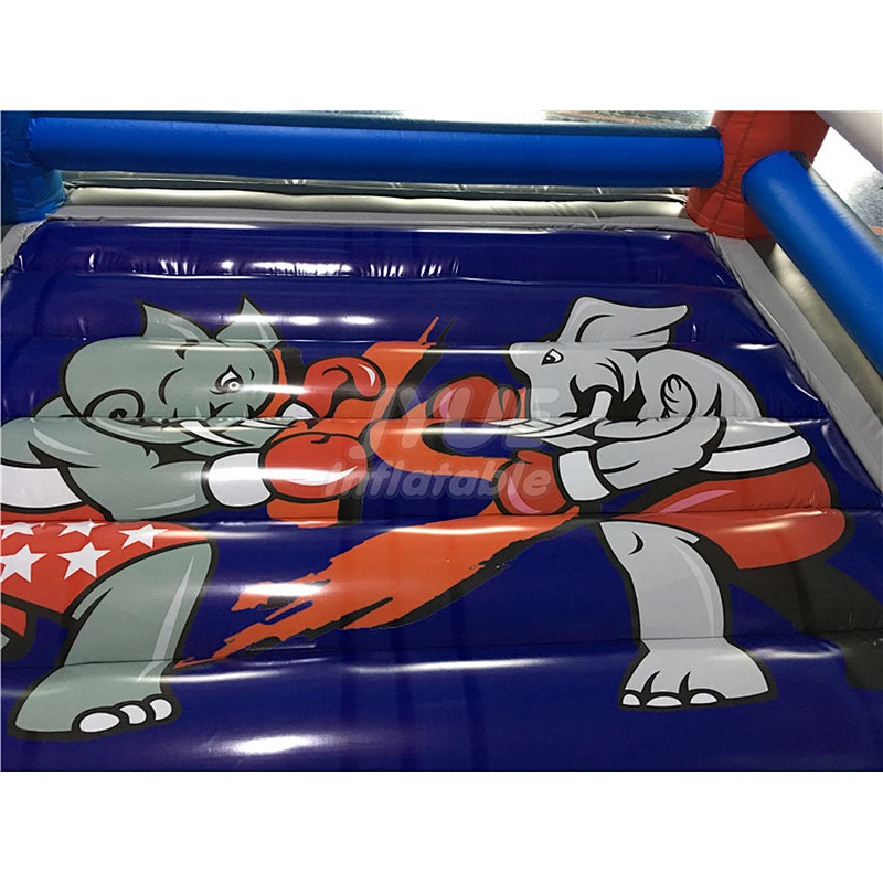 Bouncy Cheap Kids Inflatable Boxing Ring Wrestling For Sale With Gloves Boxing Sport Arena