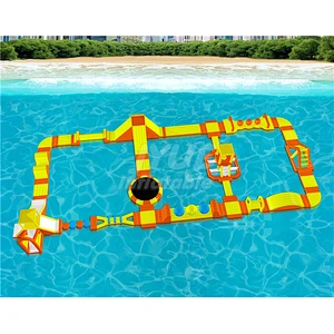 Water Games Equipment Aqua Park Adult Island Float Inflatable Water Park