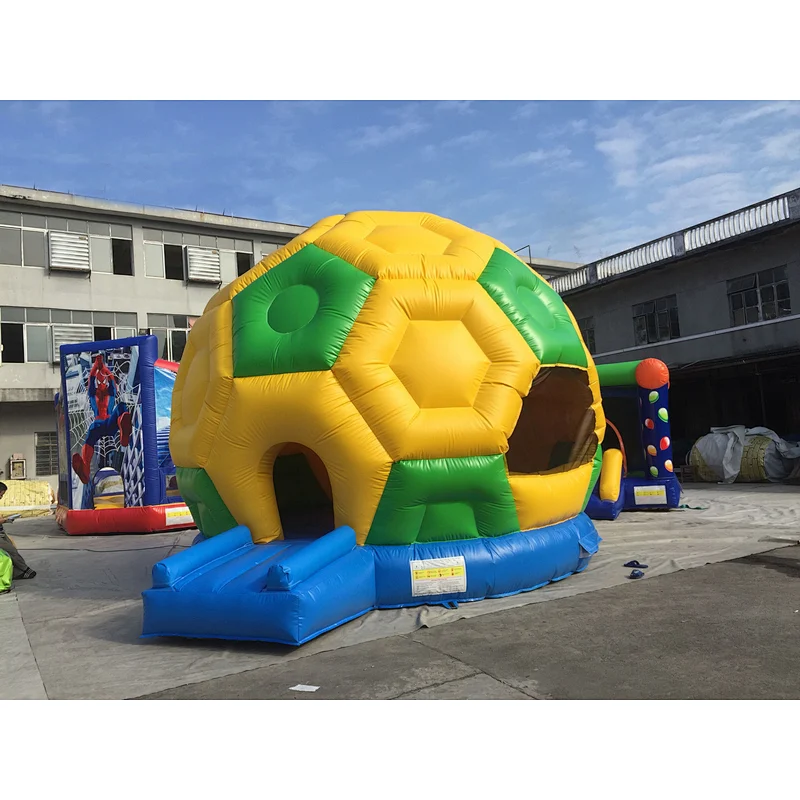 Kids Inflatable Football Bouncy Castle Party Soccer Bouncer House For Sale