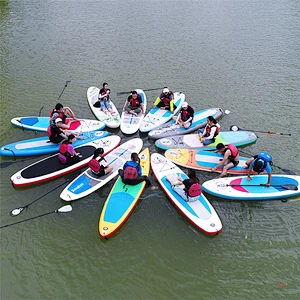 Soft Top Air Inflate Sup Paddle Board With Fins Sup Paddle Inflatable Cheap Isup Paddle Surf Hinchable