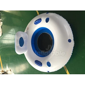 Water Park Equipment Pool Floating Single Tubes Single Water Slide Tubes With Backrest