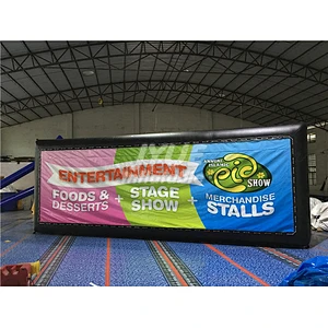 Big Outdoor Advertising Display Screen Mobile Advertising Equipment Inflatable Billboard Stand