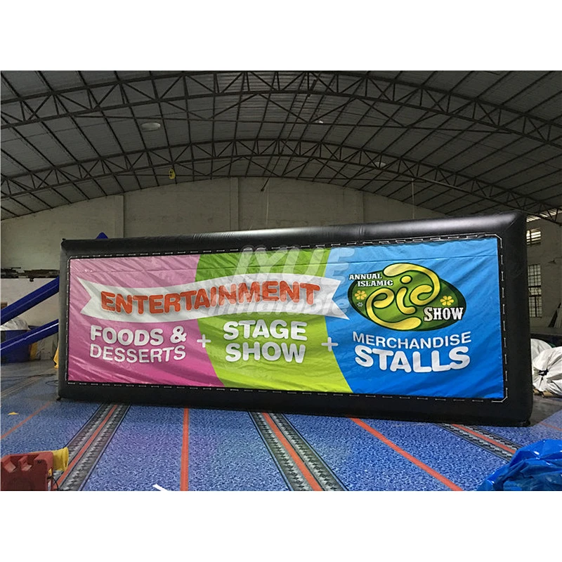 Big Outdoor Advertising Display Screen Mobile Advertising Equipment Inflatable Billboard Stand