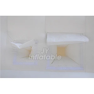 Custom Logo Waterproof White Wedding Party Event Inflatable Air Cube Tent For Outdoor Activity