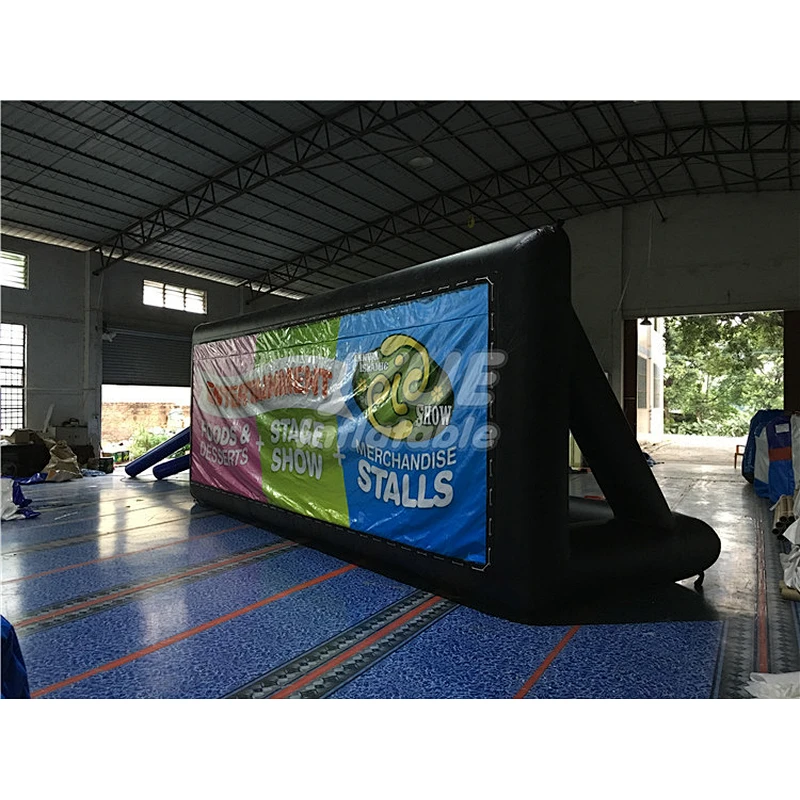 Big Outdoor Advertising Display Screen Mobile Advertising Equipment Inflatable Billboard Stand